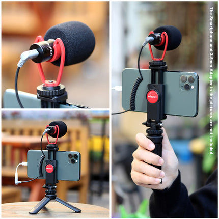 Ulanzi Phone Vlogging Super Kit con Micrófono Cardioide y Trípodes