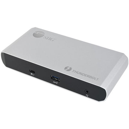 SIIG Thunderbolt 3 Estación de Acoplamiento Dual DP 4K con Power Delivery 60W