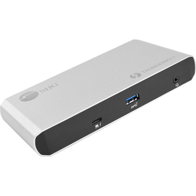 SIIG Thunderbolt 3 Estación de Acoplamiento Dual DP 4K con Power Delivery 60W