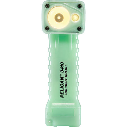 Pelican 3410MCC Linterna LED ángulo recto 484 lúmenes CRI 90+ con clip y cordón