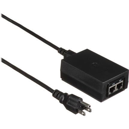 Adaptador Gigabit PoE 24V 1A con Puerto LAN y Botón Reset Ubiquiti POE-24-24W-G