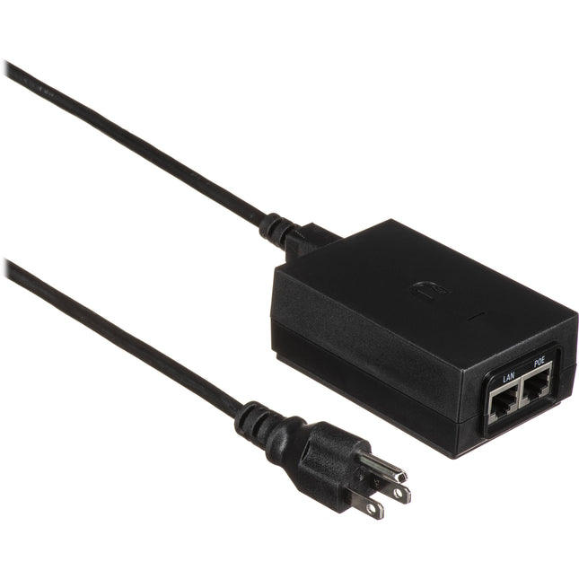 Adaptador Gigabit PoE 24V 1A con Puerto LAN y Botón Reset Ubiquiti POE-24-24W-G