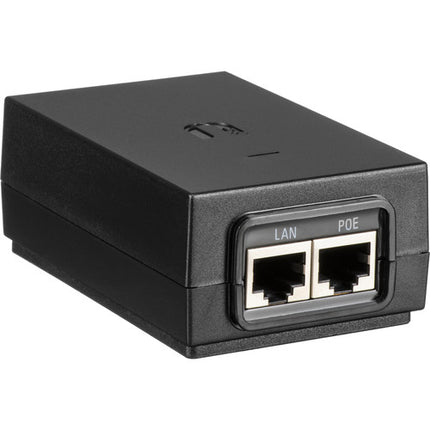Adaptador Gigabit PoE 24V 1A con Puerto LAN y Botón Reset Ubiquiti POE-24-24W-G