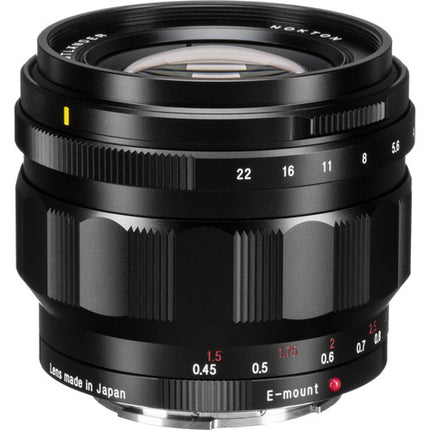 Voigtlander Nokton 50mm f/1.2 Lente Asférica para Sony E Full Frame f/1.2-22