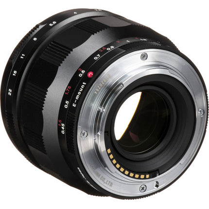 Voigtlander Nokton 50mm f/1.2 Lente Asférica para Sony E Full Frame f/1.2-22