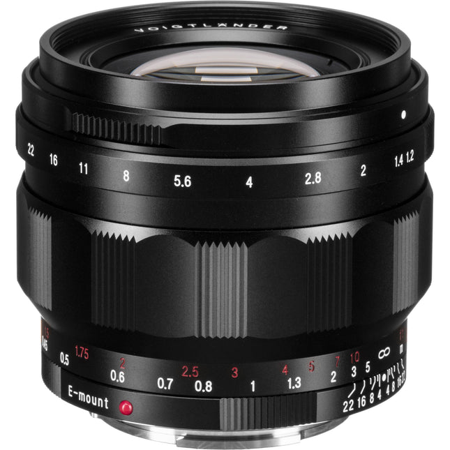 Voigtlander Nokton 50mm f/1.2 Lente Asférica para Sony E Full Frame f/1.2-22