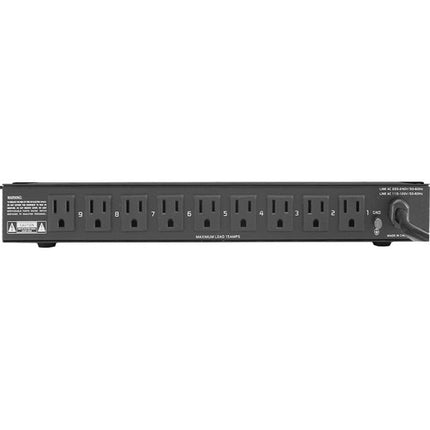 Pyle Pro PDBC70 Regleta para Rack 19" Protector Sobretensión Filtro AC Negro