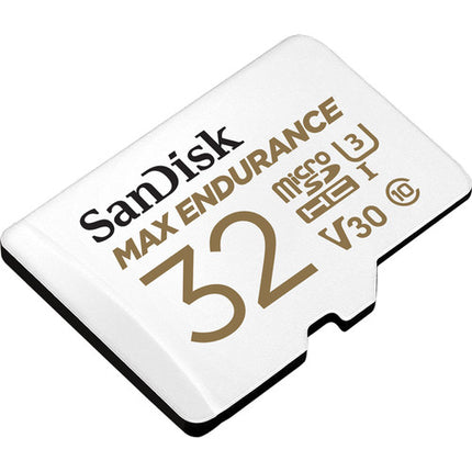 SanDisk 32GB MAX ENDURANCE UHS-I microSDHC Tarjeta de Memoria 100 MB/s con Adaptador SD
