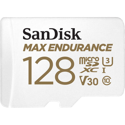 SanDisk 128GB MAX ENDURANCE microSDXC UHS-I V30 Clase 10 con Adaptador SD