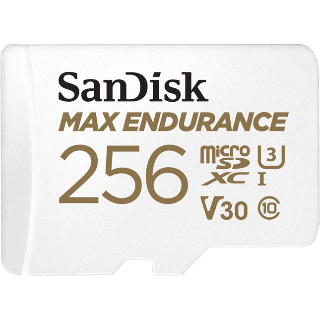 SanDisk 256GB microSDXC MAX ENDURANCE UHS-I Tarjeta con Adaptador SD 100MB/s
