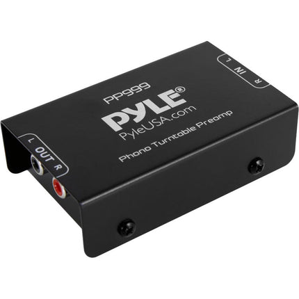 Pyle Pro PP999 Preamplificador Phono Línea Compacto Con Fuente