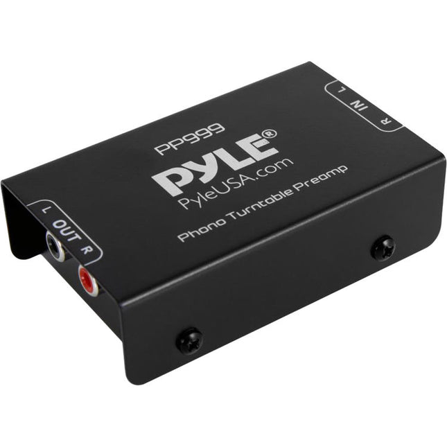Pyle Pro PP999 Preamplificador Phono Línea Compacto Con Fuente