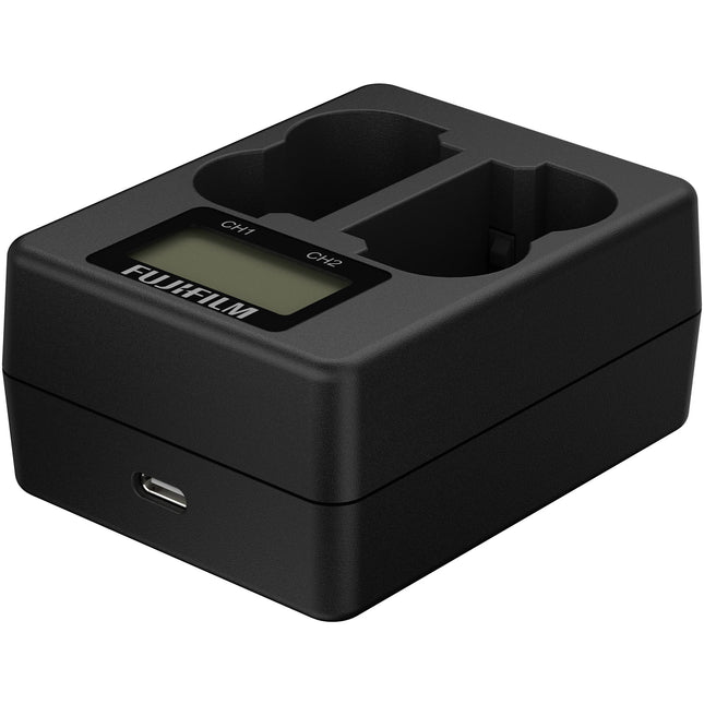 Cargador Doble de Baterías FUJIFILM BC-W235 con Pantalla Retroiluminada