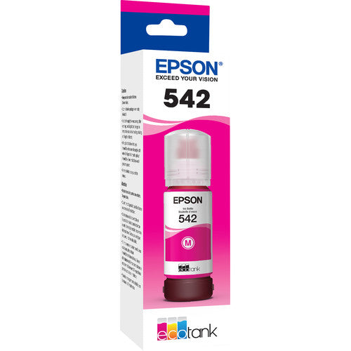 Epson EcoTank T542 Botella de Tinta Magenta para Impresoras EcoTank Pro