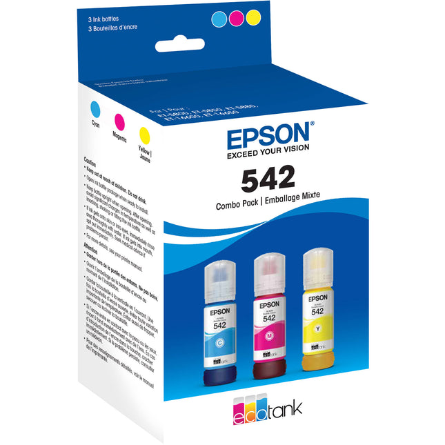 Epson T542 Pack de Tintas Multicolor para Impresoras EcoTank Pro