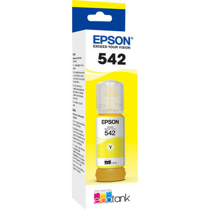 Epson EcoTank T542 Botella de Tinta Amarilla para Impresora EcoTank Pro