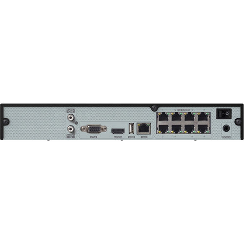 Speco Technologies NRL Series Grabador NVR 8 Canales 8MP 3840x2160 HDMI VGA