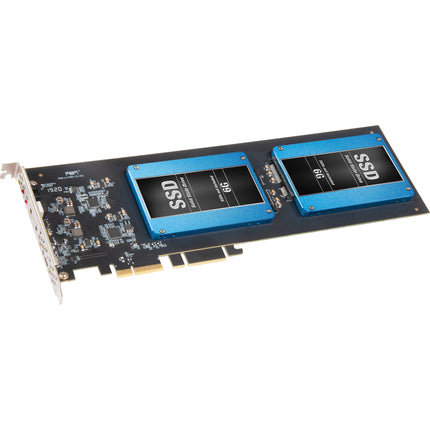 Sonnet Fusion Dual 2.5" SSD RAID Tarjeta PCIe PCIe 3.0 x2 1000MB/s