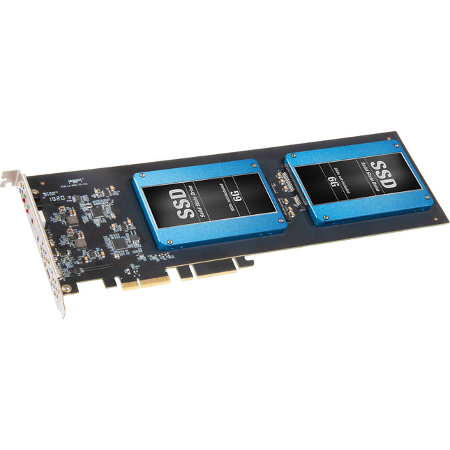 Sonnet Fusion Dual 2.5" SSD RAID Tarjeta PCIe PCIe 3.0 x2 1000MB/s