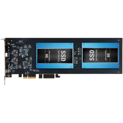Sonnet Fusion Dual 2.5" SSD RAID Tarjeta PCIe PCIe 3.0 x2 1000MB/s