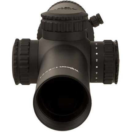 Trijicon 1-6x24 Credo Mira para Rifle Retícula MRAD Círculo Segmentado 30mm