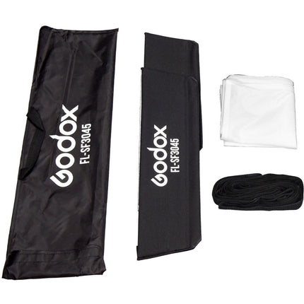 Godox Softbox con Rejilla y Difusor para Panel LED FL60 con Estuche de Transporte