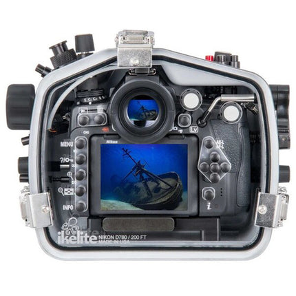 Ikelite 200DL Funda Submarina para Nikon D780 DSLR Profundidad 200 pies Sistema de Montaje DL