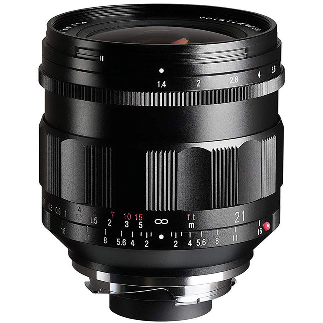 Voigtlander Nokton 21mm f1.4 Lente Asférica Leica M Montura con Parasol