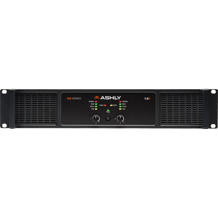 Ashly CA-1.52 Amplificador de Instalación 2 Canales 3000W 1500W por Canal incluido Cable de Alimentación