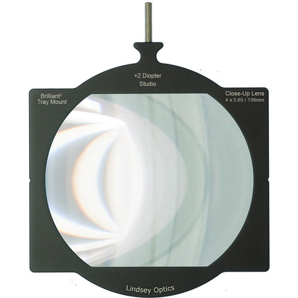 Lindsey Optics lente de acercamiento de estudio 4 x 5.65" +2 Diopter recubrimiento AR multilayer