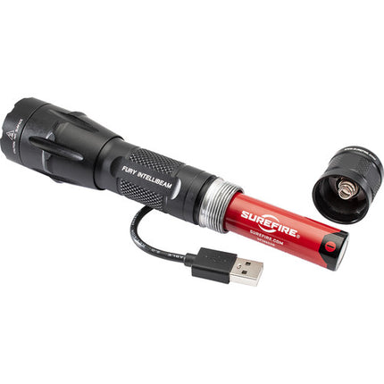 SureFire Fury IntelliBeam Linterna LED Dual-Fuel 1500 Lúmenes 40 Horas Runtime
