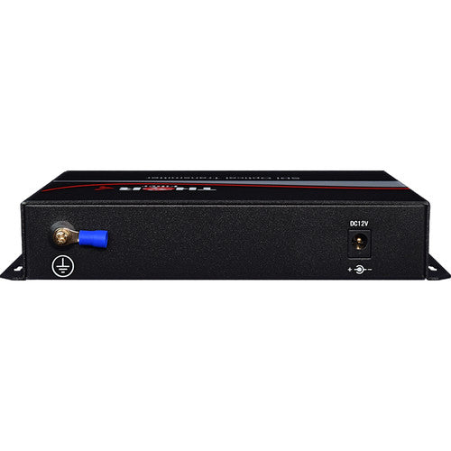 Thor F-M4SDI-ET-TXRX Transceptor de Fibra Única 4 HD-SDI Ethernet ST-PC