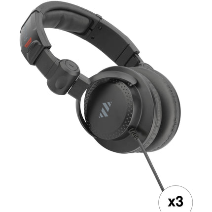 Polsen HPC-A30-MK2 Auriculares Monitor Estudio Cerrados 3-Pack con Cable de 3 metros