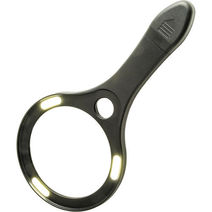 Carson Lume Series Lupas con luz LED COB 2.5x y lente 7x adicional batería