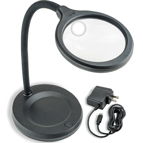 Carson LM-30 DESKBRIGHT 300 Lupa de Escritorio 4.3 Pulgadas 2x Aumento LED