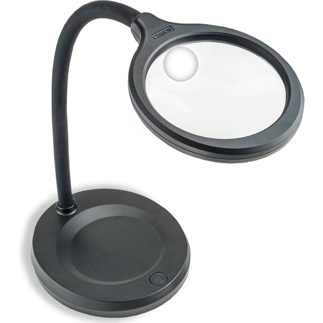 Carson LM-30 DESKBRIGHT 300 Lupa de Escritorio 4.3 Pulgadas 2x Aumento LED