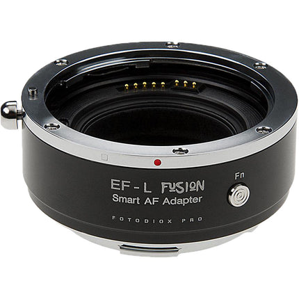 FotodioX Pro Fusion Smart AF Adaptador para Lentes Canon EF a L-Mount con Autoenfoque y Caja de Almacenamiento