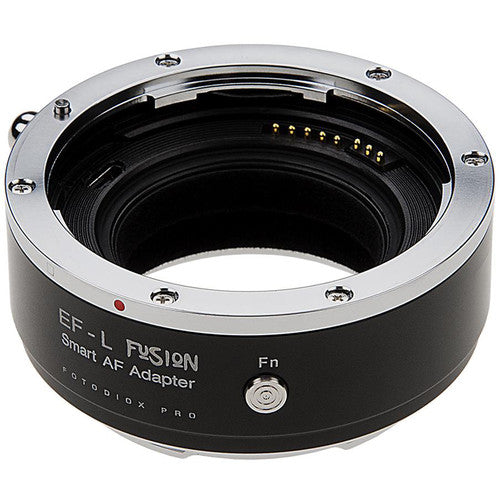FotodioX Pro Fusion Smart AF Adaptador para Lentes Canon EF a L-Mount con Autoenfoque y Caja de Almacenamiento