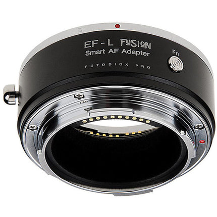 FotodioX Pro Fusion Smart AF Adaptador para Lentes Canon EF a L-Mount con Autoenfoque y Caja de Almacenamiento
