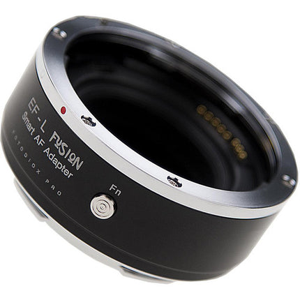 FotodioX Pro Fusion Smart AF Adaptador para Lentes Canon EF a L-Mount con Autoenfoque y Caja de Almacenamiento