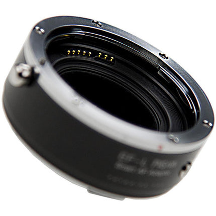 FotodioX Pro Fusion Smart AF Adaptador para Lentes Canon EF a L-Mount con Autoenfoque y Caja de Almacenamiento