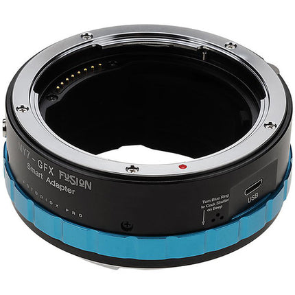 FotodioX Pro Fusion Adaptador para Objetivo Mamiya 7 a Cámara FUJIFILM G-Mount con Comunicación Electrónica y Caja de Almacenamiento