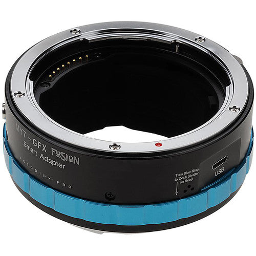 FotodioX Pro Fusion Adaptador para Objetivo Mamiya 7 a Cámara FUJIFILM G-Mount con Comunicación Electrónica y Caja de Almacenamiento