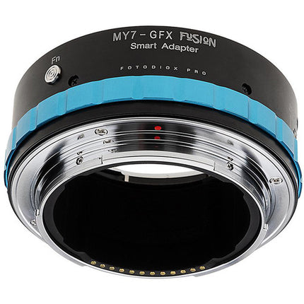 FotodioX Pro Fusion Adaptador para Objetivo Mamiya 7 a Cámara FUJIFILM G-Mount con Comunicación Electrónica y Caja de Almacenamiento