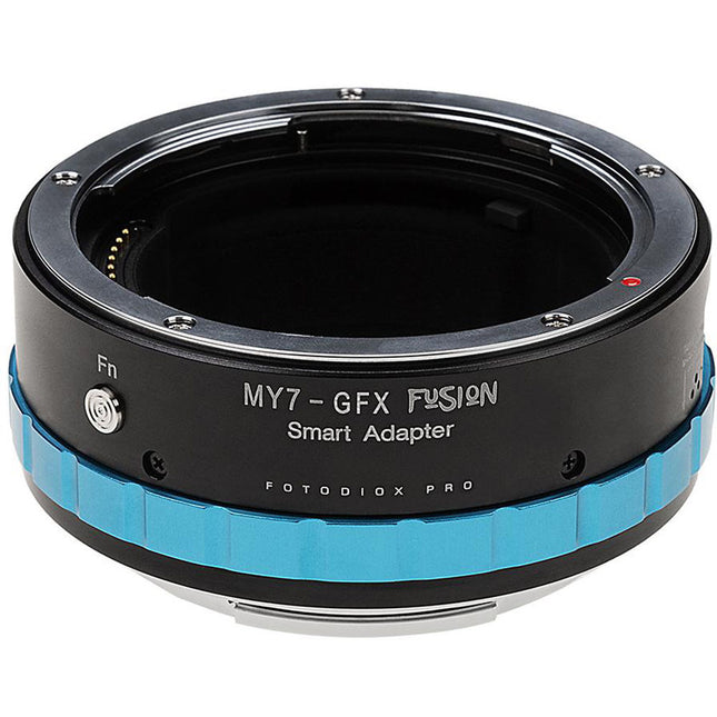 FotodioX Pro Fusion Adaptador para Objetivo Mamiya 7 a Cámara FUJIFILM G-Mount con Comunicación Electrónica y Caja de Almacenamiento