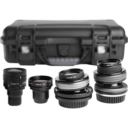 Lensbaby Movie Maker's Kit III Kit para cineastas con ópticas Sweet 35 y Edge 35 para formato completo