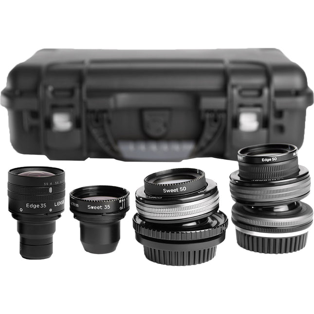 Lensbaby Movie Maker's Kit III Kit para cineastas con ópticas Sweet 35 y Edge 35 para formato completo