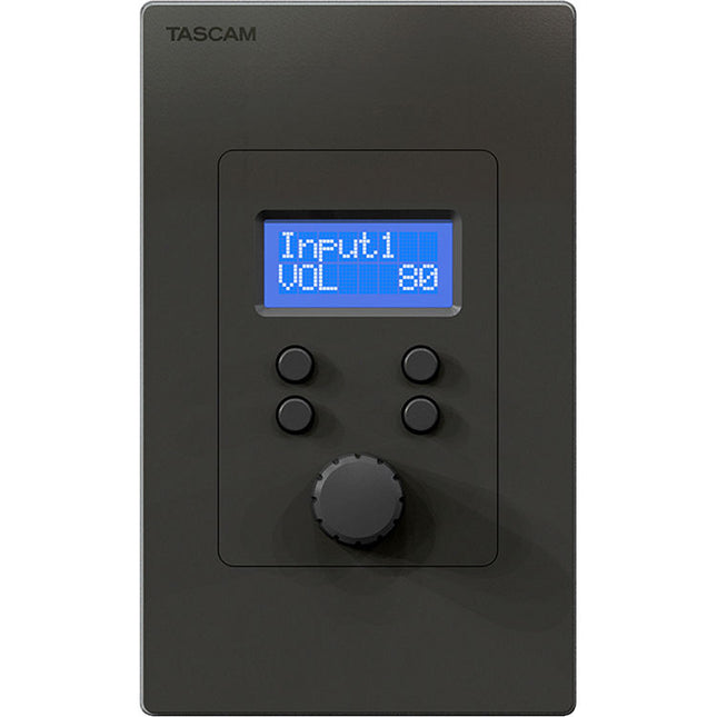 TASCAM RC-W100-R120 Controlador de Pared Programable para MX-8A con Encoder y Pantalla