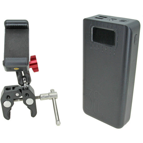 GyroVu Power Bank 30000mAh con Montura de Abrazadera 0.5-1.5"