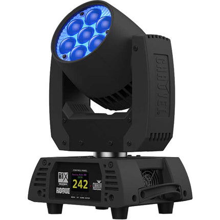 CHAUVET Professional Rogue R1X Wash Luz LED Móvil RGBW Kit 2 Luces 5-Pin DMX 10 y 25 pies